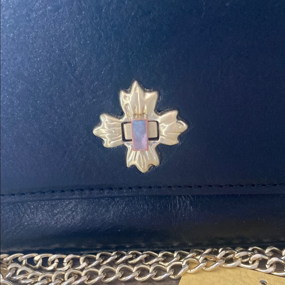 Patricia Nash Giada Black Leather Crossbody Bag - Picture 4 of 8